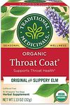 Traditional Medicinals Organic Throat Coat Herbal Tea, 16 Bags (Pack of 1)