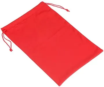 PATIKIL Ski Goggle Bag, 7.1"x10.6" Microfiber Snow Goggles Case Cover Soft Storage Sleeve Drawstring Pouch for Sunglasses Glasses Eyeglasses Camera Lenses Red