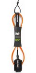 Northcore Surfing and Watersports Accessories - 6mm Surfboard Leash/Strap 6FT - Orange