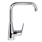 JAQUAR CONTINENTAL PRIME Series Table Mounted Swinging Spout HOT and COLD SINK MIXER (Chrome) | RIGHT HAND SIDE LEVER, Brass Body Water Tap/Faucet/Bathroom/Kitchen Wash Basin | COP-CHR-179BPM