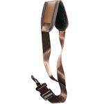 KUWAN Saxophone Neck Strap Soft Sax Leather strap Padded for Alto Sax Tenor Clarinet Baritone Soprano Horn Music Instrument (brown)