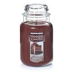 Yankee Candle Scented Candle, Chocolate Layer Cake, Original Large Jar Candle, 110-150 Hours of Burn Time, 22 oz.