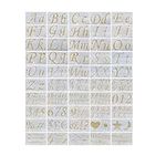 50 Pack Plastic Letter Stencils Alphabet Templates Number Symbol Stencils Sign Stencils for Painting on Wood Canvas Ceramic Wall T-Shirt Glass Arts Crafts