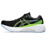 ASICS Men's Gel-Kayano 30 Running Shoes, Black/Electric Lime, 9 UK