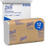 Scott® Essential C-Fold Paper Towels (01510), with Fast-Drying Absorbency Pockets™, White, (12 Packs/Case, 200 Sheets/Pack, 2,400 Sheets/Case)