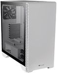 Thermaltake S300 Tempered Glass Snow Edition ATX Mid-Tower Computer Case with 120mm Rear Fan Pre-Installed CA-1P5-00M6WN-00