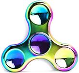 Rainbow Fidget Spinner[Metal Fidget Spinner] Figit Hand Toy for Kids Stress Reduce ADHD Anxiety Steel Bearing