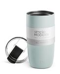 Simple Modern Travel Coffee Mug Tumbler with Flip Lid | Insulated Stainless Steel Iced Coffee Cup | Gifts for Women & Men | Voyager Collection | 16oz | Sea Glass Sage