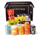 Serious Pig + Vocation Brewery | Craft Beer And Snacks Tasting Experience Gift Box | With Professional Tasting Notes And Glassware (12 Packs)