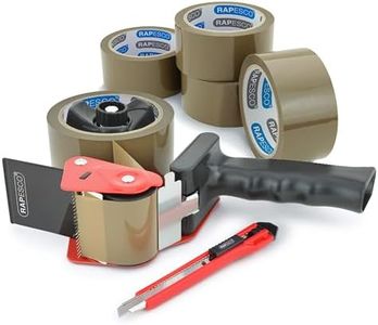 Rapesco 1581 Germ-Savvy Antibactérien, Dévidoir de Ruban 960 avec 5 Rouleaux Marrons