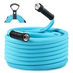 Gociean 50ft Upgraded RV Water Hose with Storage Straps, 5/8" RV Drinking Water Hose, Anti-Leak and Anti-Kink Design, Camper Fresh Water Garden Hose for RV, Camper, Truck and Car