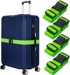 Luggage Straps for Suitcases (Neon 