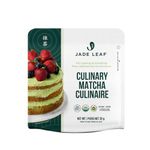Jade Leaf Matcha Organic Matcha Powder - Unsweetened Japanese Matcha - Green Tea Powder for Lattes, Smoothies, & Baking, Gluten Free, Vegan, No Additives, 30g Resealable Pouch (Pack of 1)