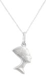 Italy Sterling Silver Dangling Nefertiti 18 Inch Link Necklace [Jewelry]