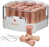 Conair Compact Multi-Size Hot Rollers , Coral, 20 Piece Assortment