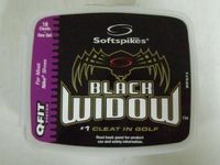 Softspikes Black Widow Classic Cleat Qfit, 16 Count