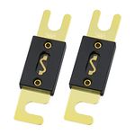 Baomain ANL Fuse ANL-50 50 Amp 50A for Car Vehicles Audio System Sheet Gold Tone (2PCS)