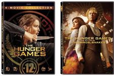 Hunger Games Complete 5 Movie Collection - Hunger Games / Catching Fire / Mockingjay Part 1 and 2 / The Ballad of Songbirds and Snakes - DVD Set