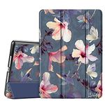 FINTIE Case Compatible with iPad 6th/5th Generation/Air 2/Air 1(9.7-inch, 2018/2017/2014/2013 Model)- Ultra Slim Standing Cover, with Auto Wake/Sleep, Hibiscus