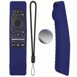 Silicone Protecitve Case Cover for Samsung Smart TV Remote Control BN59 Series, with Magnet Anti-Lost Shockproof Soft Anti Slip Samsung Remote Control Cover (Midnight Blue)