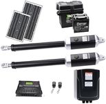 ALEKO Dual Swing Gate Opener Operator GG1700/AS1700 AC/DC Solar Kit 50W GG1700SLV