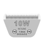 10W Detachable Dog Grooming Wide Blades,Compatible with Andis,Oster A5,Wahl KM10 Series Clippers,Cut Length 1/16�”(1.5mm)