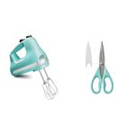 KitchenAid 5-Speed Ultra Power Hand Mixer (KHM512AQ) + KitchenAid All Purpose Kitchen Shears