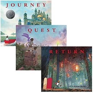 Set di raccolta di libri della trilogia senza parole di Aaron Becker (viaggio, ricerca e ritorno)