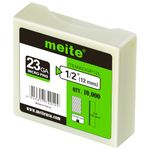meite 23 Gauge Pin Nails, 12 mm Micro Headless Brad Nails for Pin Nailer - Galvanised Pins Nail Gun Nails, Ideal for Fine Woodworking and Trim Work (10,000 Counts)