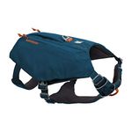 RUFFWEAR Every-Day Dog Harness with Pockets, All-Day Comfort with Built-in Pockets for Short Day Hikes and Everyday Activities, Medium Breeds, Switchbak Dog Harness, Blue Moon