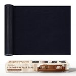Leather Repair Patch & Tape, 12 x 48 inches, for Furniture, Vinyl, Couch, Sofas, Car Seats, Office Chairs (Dark Blue Leather)