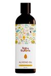 BabyButtons Sweet Almond Oil |100% Pure USDA Certified Organic | Cold Pressed | For All Types of Hair and Skin (No Paraben & No Mineral Oils)-250 ml