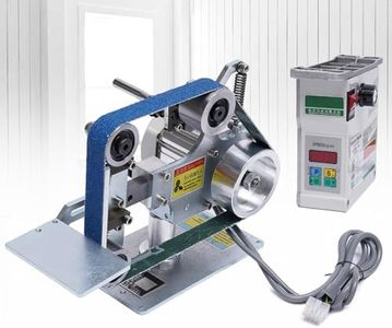 LIYUANJUN Belt Grinder, 30'' x 1'' Belt Sander Bench Grinder with Brushless Motor Large Table Polishing Sander Sharpener Multi Function Desktop Belt Machine w/Stepless Speed Regulator