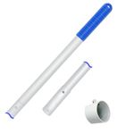 KINFAVOU 10.5 Foot Pool Pole, 8-Section Telescopic Pool Pole Anodized Aluminum Pool Skimmer Pole for Skimmer Net, Pool Brush & Vacuum Head