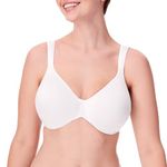 Bali Women's Live It Up Seamless Underwire Bra, White, 42DD