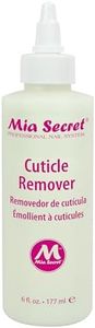 Mia Secret Cuticle Softener & Remover - Quick Easy Safe - 6 oz Cuticle Dissolver Cream for Hand or Foot Nails - Removes Cuticles Safely and Softens the Edge - Excellent for Manicures and Pedicures