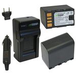 Wasabi Power KIT-BTR-BNVF823-LCH-F808-01 Battery and Charger Kit for JVC BN-VF823, BN-VF823U and JVC Everio GS-TD1, GY-HM70U, GY-HM100U, GY-HM150U, GZ-HMZ1U, GZ-MG230, GZ-MG255, GZ-MG275, GZ-MG330, GZ-MG335, GZ-MG340, GZ-MG360, GZ-MG365, GZ-MG430, GZ-MG435, GZ-MG465, GZ-MG555, GZ-MG575, GZ-MG630, GZ-MG650, GZ-MG670, GZ-MG680, GZ-MG730, GZ-MS100, GZ-MS120, GZ-MS130, GZ-HD3, GZ-HD5, GZ-HD6, GZ-HD7, GZ-HD10, GZ-HD30, GZ-HD40, G