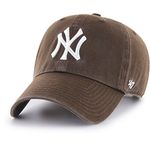 47 Brand Adjustable Cap - Clean UP New York Yankees Brown