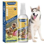 No Chew Spray for Dogs - Bitter Apple. Stop Furniture & Shoe Chewing, Wound Licking. Alcohol - Free, Safe for Training. Indoor/Outdoor Use, 4.05oz