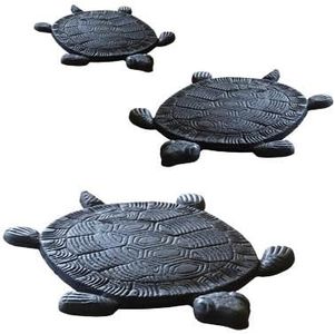 BestNest Esschert Design Turtle Stepping Stones, Pack of 3