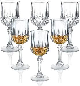 Soopiiso Cordial Glasses,1.7oz/50ml,Shot Glasses Set of 6,shot glasses with stem/tequila shot glasses/Sherry glasses
