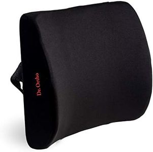 Dr.Ortho Orthopaedic Back Support (Backrest) - High Density Memory Foam (Universal Size, Black, #1 )