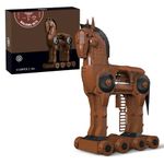 Givenni Trojan Horse Building Kit. Greek Mythology Building Blocks Set, Unique Ancient Decorations and Building Toys Gifts for Adults (1120 Pieces)