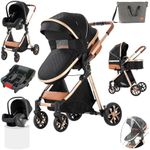 3 in 1 Baby Stroller Travel System,