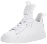 PUMA Boy's Unisex-Baby Basket Fierce EP AC INF Sneaker, White, 5 UK Child