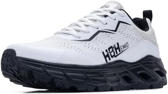 Mens Running Shoes Wide Width FALKON 1.0 Hiking Waterproof Athletic Sneakers Outdoor Sport Footwear