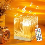 Mubarek Room Lights Night Light Projector, RGB Multi-Color Northern Lights Crystal Lamp, White Noise & Bluetooth Projector Night Light,Remote Timer Night Light Lamp,Dimmable Night Light for Kids Gifts