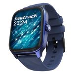 Fastrack New Astor Fs1 Pro Smartwatch|Large Super Amoled Display(1.97") Aod|Nextgen Chipset Lag Free&Fast Experience|Functional Crown|Singlesync Bt Calling|100+ Sports Modes&Watchfaces|Ip68,Blue