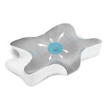 WELLGIVER Cervical Butterfly Pillow | Orthopedic Memory Foam for Neck & Shoulder Pain | Ergonomic Contour Design | Dual Height Support | Side Sleeper Pillow with Arm Rest - Pack of 1