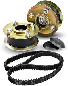 Pre-Installed Bearings 131-4529 Idler Pulley and 120-3335 Mower Belt Kit Fit for Toro 30" Timemaster Exmark Lawn Mower, Pulley Replace 121-5765 131-4509 125-2532